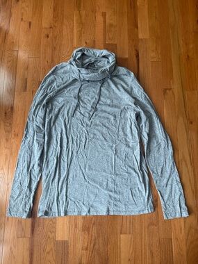 American Rag Heather Gray Cowl Neck Sweatshirt